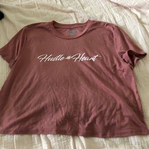 Til you collapse crop top - size medium